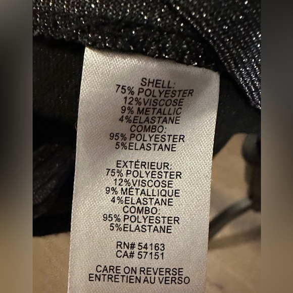 Size 4 Tommy Hilfiger Sparkly Silver/Grey Sheath Dresd - Picture 6 of 6